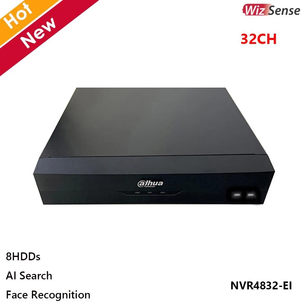 Dahua NVR4832-EI WizSense Ʈũ  , IP ī޶  ýۿ AI  , 32 ä NVR, 8HDD, H.265 +